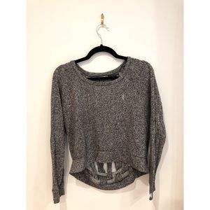 Obey Propaganda sweatshirt with open back detail